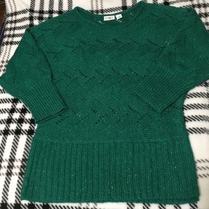 Women’s CATO Sparkly OpenStitch DropSleeve Sweater